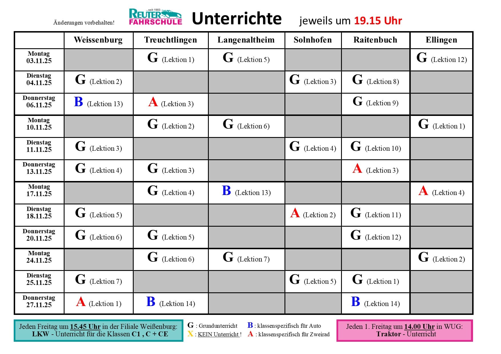 001 Unterricht Nov 25
